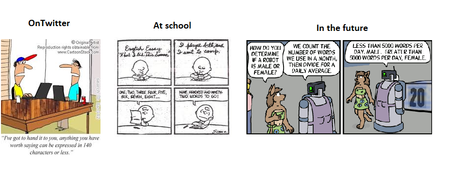 Humor for writers: wordcount