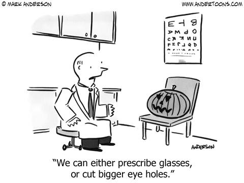 Humor for Writers - John Storywrite Third Pair Of Glasses