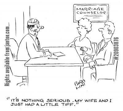 Humor for Writers - John Storywrite Marital Tiff