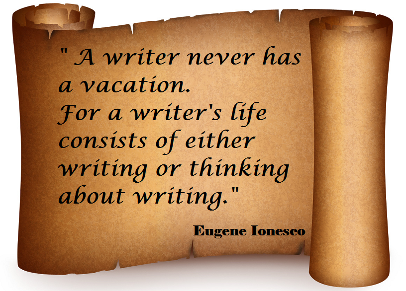 Writer's quote of the week